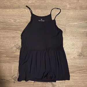 high neck tank top